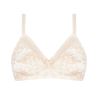 Soutien gorge grande taille sans armatures Week-End Campagne Chanvre/Nacre