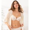 Soutien gorge à coques Week-End Campagne Chanvre/Nacre