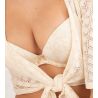 Soutien gorge à coques Week-End Campagne Chanvre/Nacre