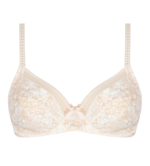 Soutien gorge bien être armatures Week-End Campagne Chanvre/Nacre