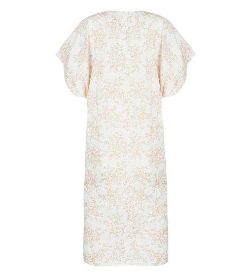 Chemise de nuit Week-End Campagne Chanvre/Nacre