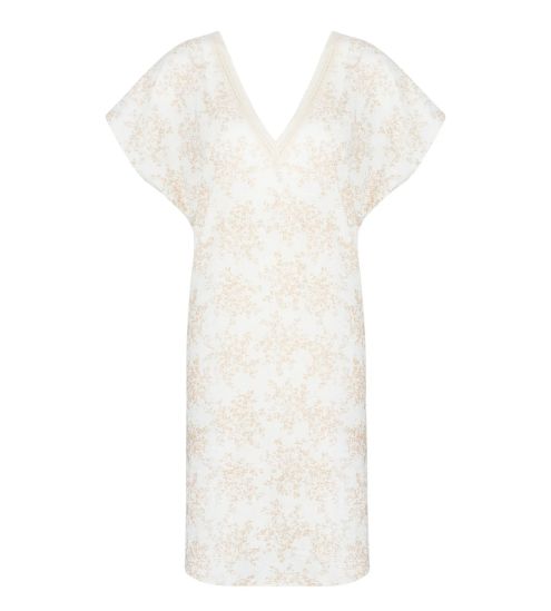 Chemise de nuit Week-End Campagne Chanvre/Nacre