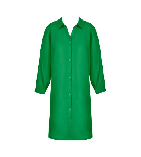 Robe chemise verte Voyage d'Été Vert Sillage