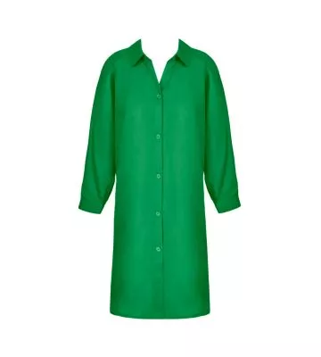 Robe chemise verte Voyage d'Été Vert Sillage