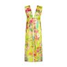 Robe ouverte Fleurs Splendeur Splendeur Lime