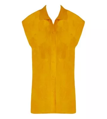 Chemise manches courtes La Bohème Jaune Paille
