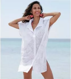 White short-sleeved shirt La Bohème