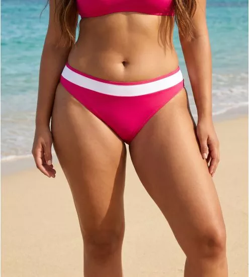 Slip de bain charme La Skippeuse Fuchsia