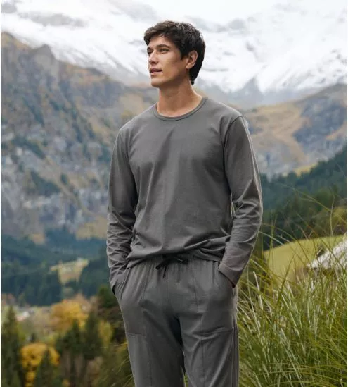 T-shirt manches longues homme Tornado Grey