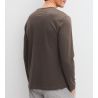 T-shirt manches longues homme Choco Brown