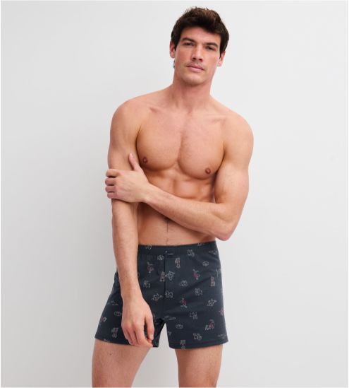 Caleçon flottant homme Ink Bleu