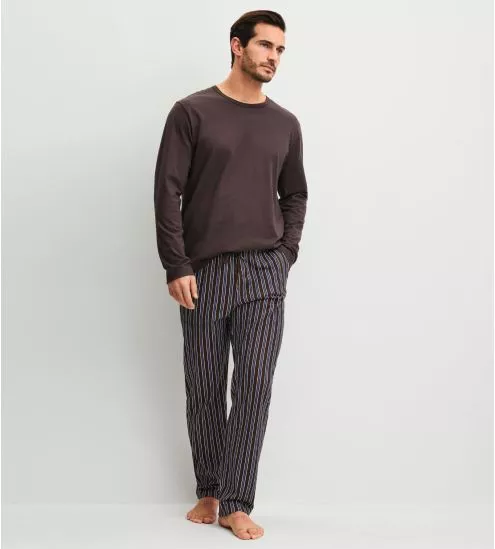 Pantalon de pyjama homme Choco Brown