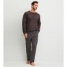 Pantalon de pyjama homme Choco Brown