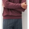 Pyjama long homme resserré Mahogany Red