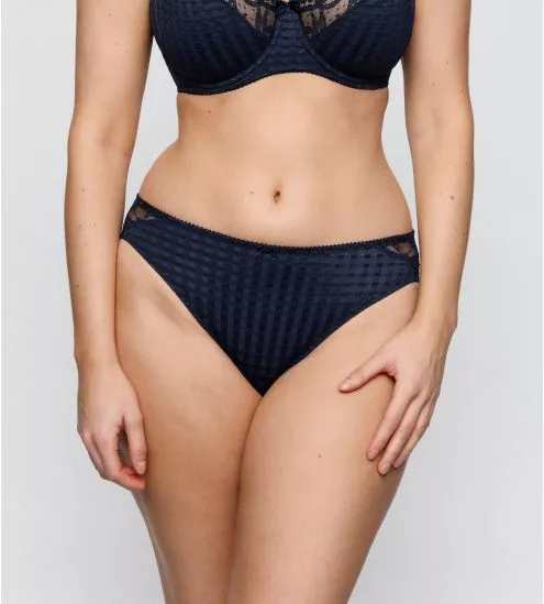 Slip brésilien Madison Velvet Blue