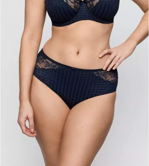 Culotte haute Madison Velvet Blue