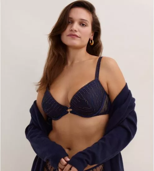Soutien gorge coques Plunge Voodoo Kiss Blue Moon