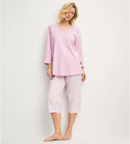 Cropped pajama set Blooming...