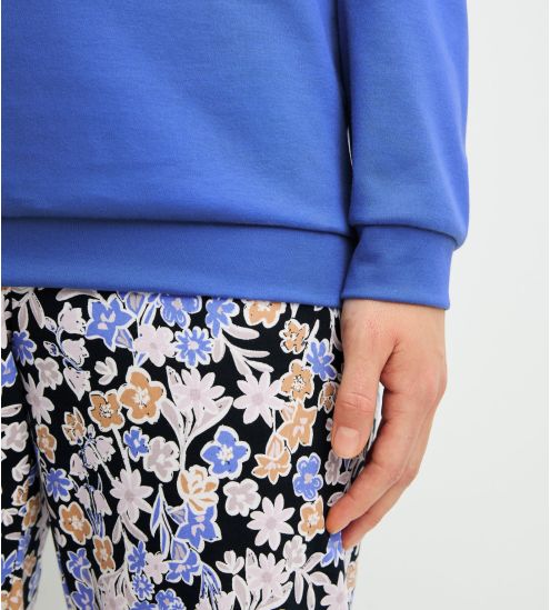Blue pajamas with...