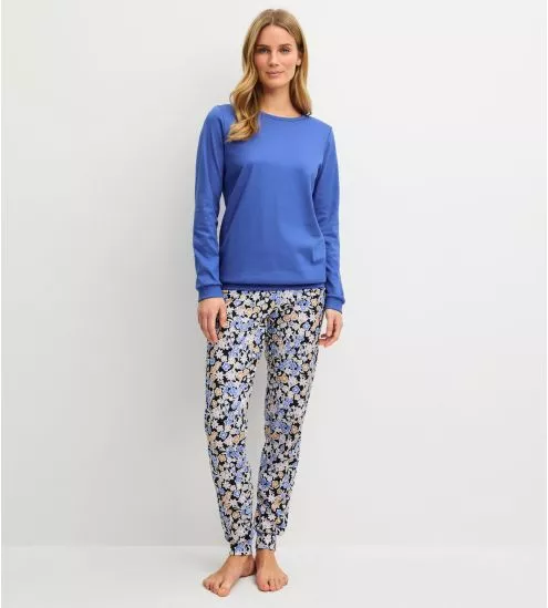 Blue pajamas with...