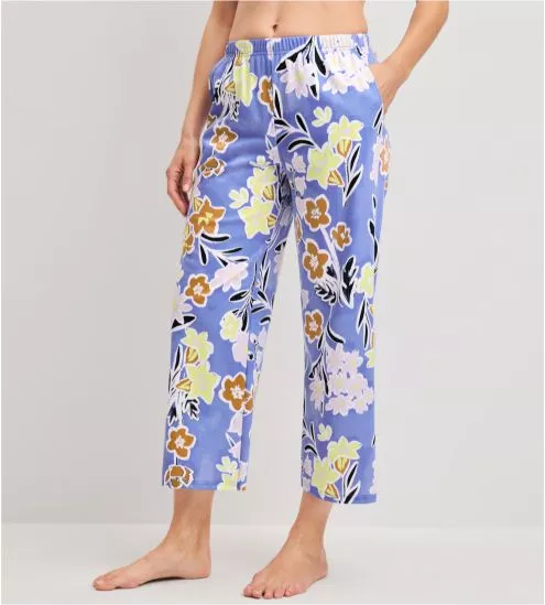 Cropped lounge pants Late...