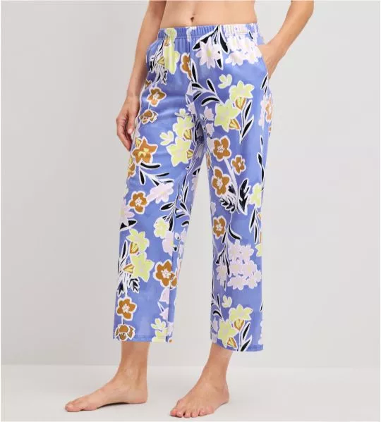 Cropped lounge pants Late Bloom Deep Cobalt