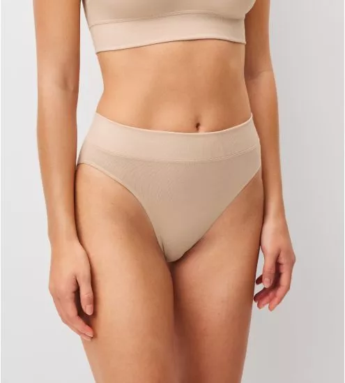 Culotte taille haute Elastic Rose Teint