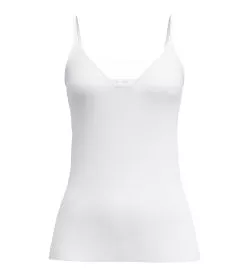 Top à bretelles fines Cotton Desire Blanc