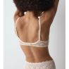 Beige Korb BH mit 3D-Amourette-Schaumstoff