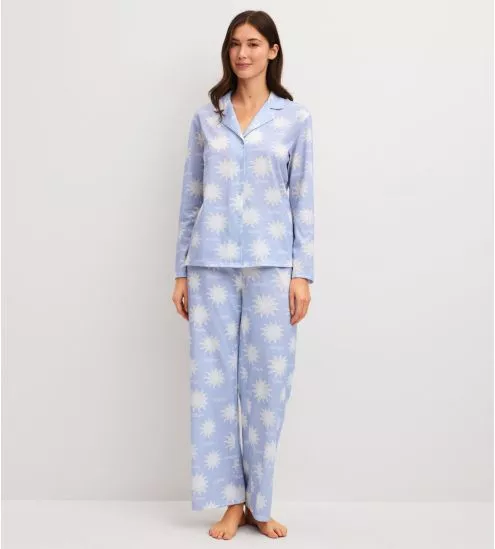 Women's long button-up...