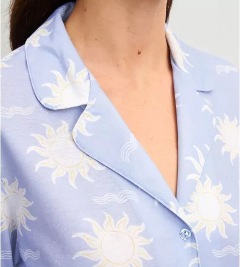 Women's long button-up...