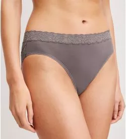 Culotte femme Natural Comfort Lace Sparrow Brown