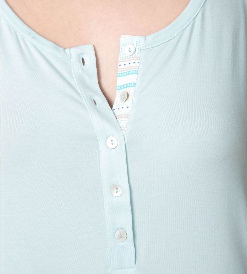 Liquette turquoise sans manches