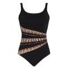 Maillot de bain une pièce pour prothèses Noir