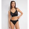 SLOGGI ZERO FEEL BLISS BRALETTE NOIR NOIR