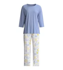 Pyjama femme corsaire Édition 85 Harmony Blue Print
