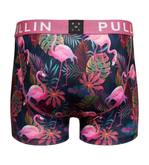 Boxer homme imprimé flamants roses Pinkou