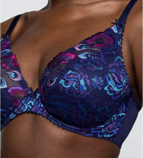 Deep Plunge Bra San Angel Water Blue