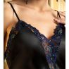Robe longue en soie Éclat Joaillerie Éclat Saphir