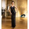 Robe longue en soie Éclat Joaillerie Éclat Saphir