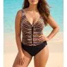 Swimsuit a brown fringe