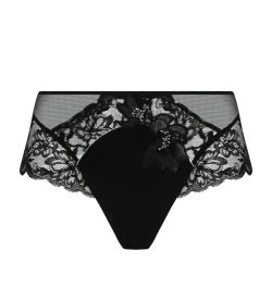 Shorty Cuir Sexy Noir Argent