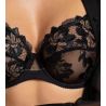 Soutien gorge bien-être Cuir Sexy Noir Argent