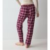 Pantalon à carreaux rose en coton Mix & Match Pink