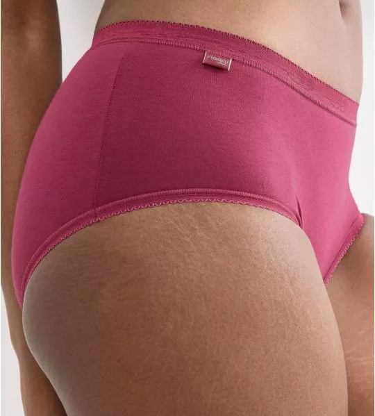 Lot de 4 Sloggi Basic+ Midi Brown Combination