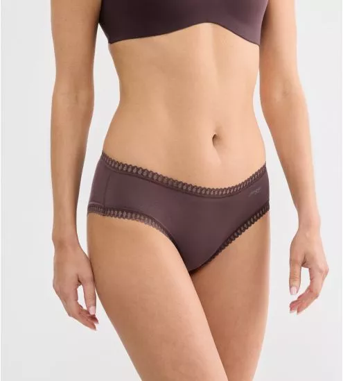 Lot de 3 Shorty Hipster Go Crush Rose/Kaki/Brun