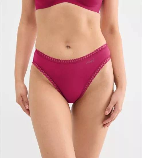 Lot de 3 High Leg Go Crush Rose/Kaki/Brun