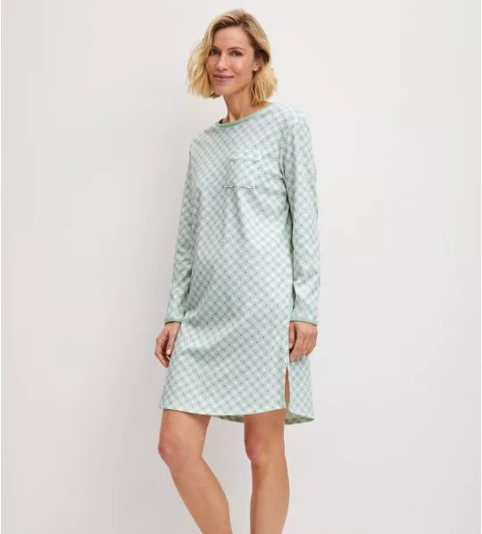 Langarm-Hemdbluse Sweet Dreams Light Aqua