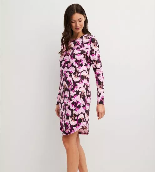 Liquette manches longues imprimé floral Autumn Dreams Light Melon