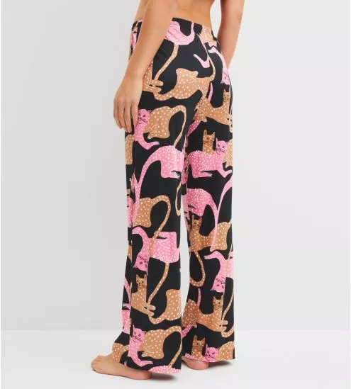 Pantalon large d'intérieur Sleep Over M&M Noir 